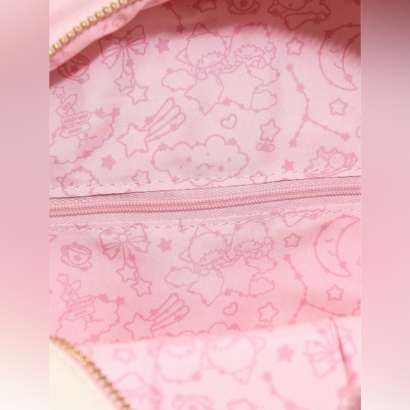 Sanrio Loungefly Little Twin Stars Mini Backpack & Cardholder Set, NWT. - Picture 5 of 8